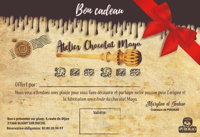 Bon cadeau Atelier chocolat maya